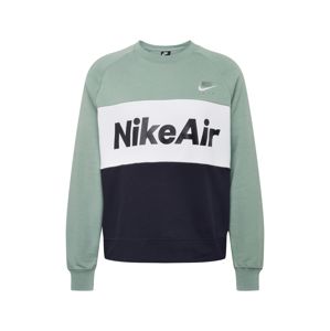 Nike Sportswear Mikina  biela / pastelovo modrá / čierna