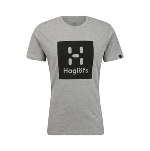 Haglöfs Funkčné tričko 'Camp'  čierna / svetlosivá