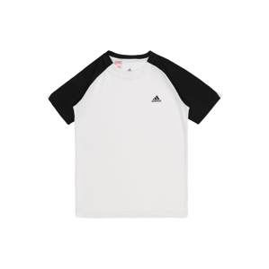 ADIDAS PERFORMANCE Funkčné tričko 'B CLUB TEE'  čierna / biela