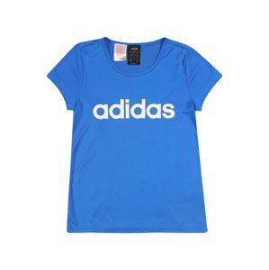 ADIDAS PERFORMANCE Funkčné tričko  biela / kráľovská modrá