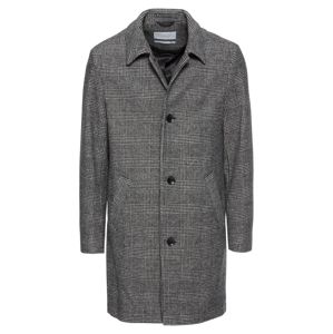 Esprit Collection Prechodný kabát 'Check Mac Coat'  sivá