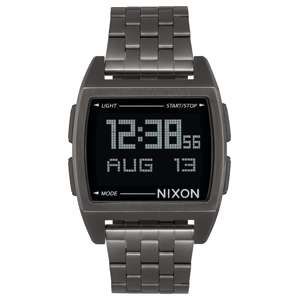 Nixon Digitálne hodinky 'Base'  striebornošedá