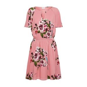 VILA Letné šaty 'BIRDO'  ružová