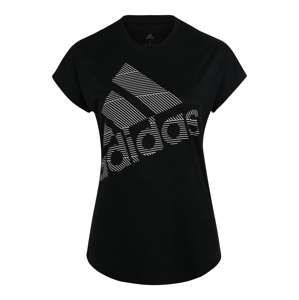 ADIDAS PERFORMANCE Funkčné tričko  tmavosivá / čierna