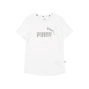PUMA Funkčné tričko  biela / strieborná