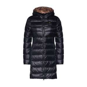 Blauer.USA Zimný kabát 'IMPERMEABILE LUNGHI IMBOTTITO PIUMA'  čierna