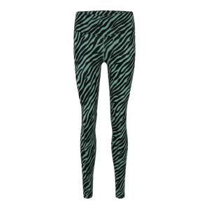 Hey Honey Športové nohavice 'Zebra'  zelená / čierna
