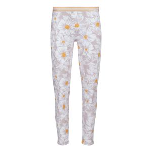 Skiny Pyžamové nohavice 'Earth Sleep'  biela / zmiešané farby / žlté / ružová