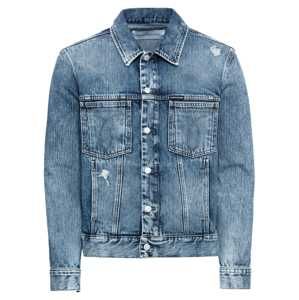 Calvin Klein Jeans Prechodná bunda 'MODERN CLASSIC OMEGA TRUCKER'  modrá denim