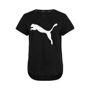 PUMA Funkčné tričko 'EVOSTRIPE Tee'  čierna / biela