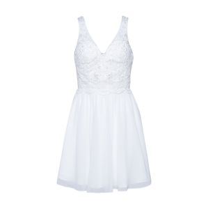 Laona Kokteilové šaty  biela / krémová