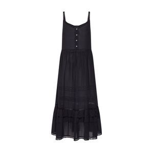 VILA Letné šaty 'VIJAMINA S/L MIDI DRESS'  čierna