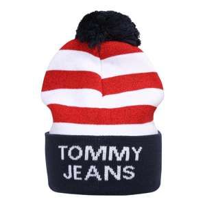 Tommy Jeans Čiapky 'AMERICANA BEANIE'  modré / červené / biela