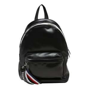 Tommy Jeans Batoh 'Logo Tape M Backpack'  čierna / biela