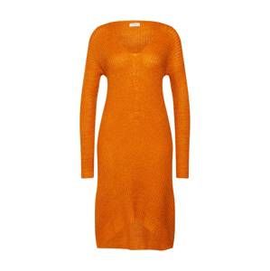 JACQUELINE de YONG Pletené šaty 'TAMMY'  oranžová