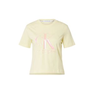 Calvin Klein Shirt 'IRIDESCENT'  žlté / ružová