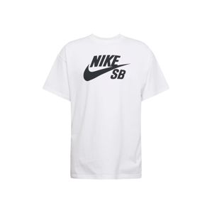 Nike SB Tričko  čierna / biela