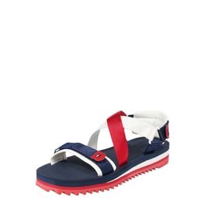 Tommy Jeans Sandále 'SPIKEY 3'  modré / červené / biela
