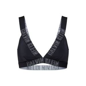 Calvin Klein Swimwear Bikinový top 'PLUNGE BRALETTE-RP'  čierna