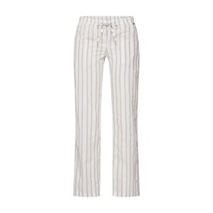 LASCANA Pyžamové nohavice  béžová / svetlomodrá / biela