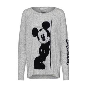 Frogbox Sveter 'Mickey Mouse'  sivá / čierna