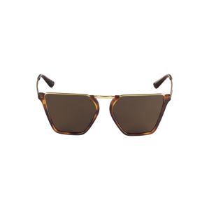McQ Alexander McQueen Slnečné okuliare 'MQ0162S-002 57'  svetlohnedá / zlatá