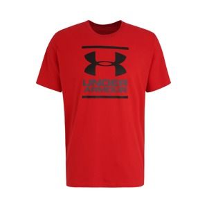 UNDER ARMOUR Funkčné tričko 'Foundation'  červené / čierna