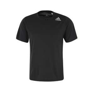 ADIDAS PERFORMANCE Funkčné tričko  striebornošedá / čierna