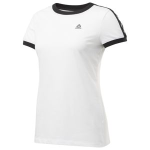 REEBOK Funkčné tričko 'Training Essentials Linear Logo'  biela