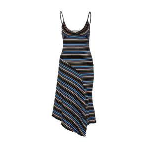 EDITED Letné šaty 'Maxie'  modré / ružová / čierna