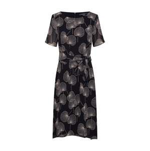 Esprit Collection Šaty 'fluent'  béžová / čierna