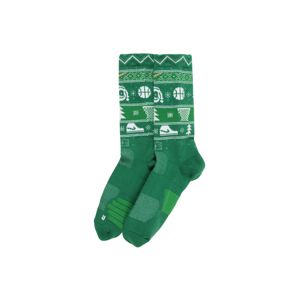 Nike Sportswear Ponožky 'XMAS'  zelená / biela