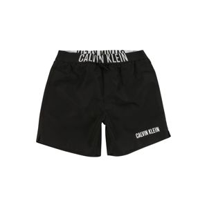 Calvin Klein Plavecké šortky 'Intense Power'  čierna / biela