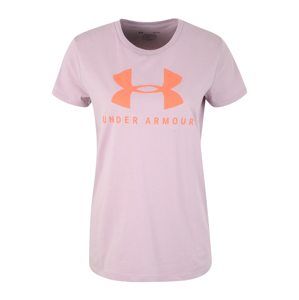 UNDER ARMOUR Funkčné tričko  oranžová / ružová