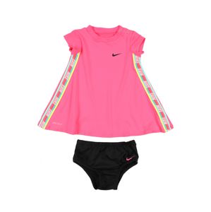 Nike Sportswear Šaty 'RAINBOW TAPING DRESS'  ružová