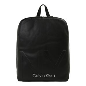 Calvin Klein Batoh 'NY SHAPED ROUND BACKPACK'  čierna