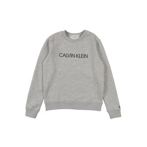 Calvin Klein Jeans Mikina 'INSTITUTIONAL SWEATS'  sivá melírovaná