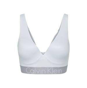 Calvin Klein Underwear Push-Up BH 'PLUNGE'  sivá / biela