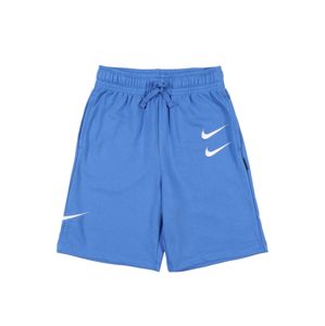 Nike Sportswear Nohavice 'SWOOSH'  biela / svetlomodrá