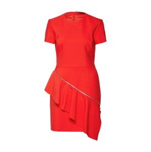 HUGO Puzdrové šaty 'Kittiri'  oranžovo červená