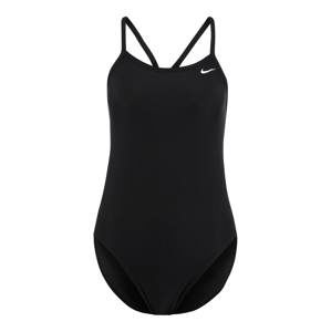 Nike Swim Športové jednodielne plavky  čierna / biela