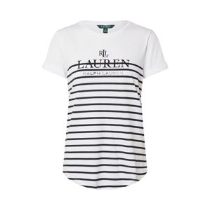 Lauren Ralph Lauren Shirt 'HAILLY'  čierna / biela