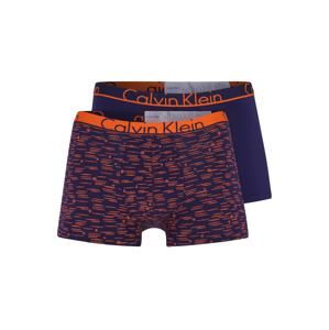 Calvin Klein Underwear Boxerky  tmavomodrá / oranžová