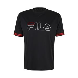 FILA Funkčné tričko  čierna / biela / červené