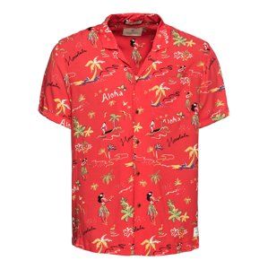 SCOTCH & SODA Košeľa 'Hawaiian'  zmiešané farby / červené