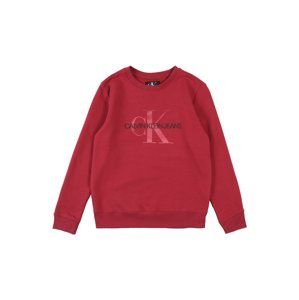 Calvin Klein Jeans Mikina  červeno-fialová