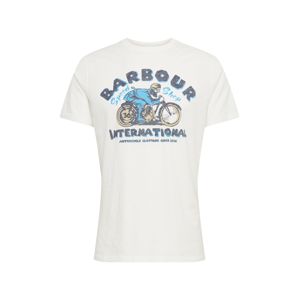Barbour International Tričko 'Device Tee'  biela / modrá