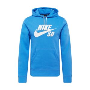 Nike SB Mikina  nebesky modrá / biela