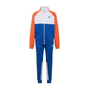 Nike Sportswear Tepláková súprava 'M NSW CE TRK SUIT FLC'  modré / biela / červené