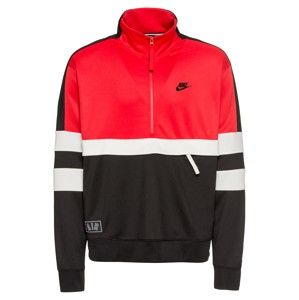 Nike Sportswear Mikina  krémová / červené / čierna